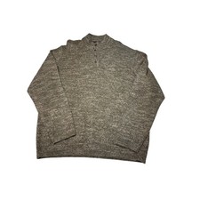 NWT Joseph Abboud Mens 2XL Wool Mock Neck Sweater Olive Green Classic Fit $145 picture