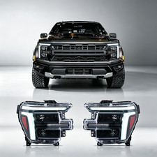 Full LED Headlights For Ford F150 F-150 Lariat /Raptor 2024 2025 2026 Front 1Set picture