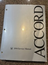 1994 Honda Accord Factory Shop Service Manual First addition 9/93 picture