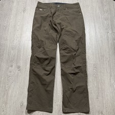 Kuhl Revolvr Pants Mens 34 x 32 Brown Utility Outdoor Hiking Patina Dye 5 Pocket picture