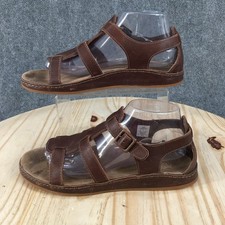 Chaco Pincone Aubrey Strappy Sandals Womens 10 Casual Leather Brown J106174 picture