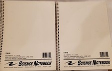 2 Roaring Spring SCIENCE NOTEBOOK,GRID 10 SQ/INCH.COLLEGE RULED.11