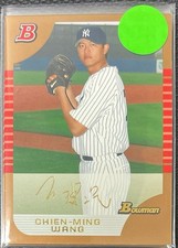 2005 Bowman Draft Picks & Prospects - Chien-Ming Wang #BDP4 Gold picture