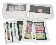 Ceylon Collection Of 250 Stock Cards With 545 Stamps Mint & Used Sc. #14/469 picture