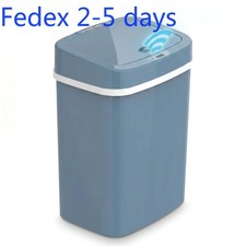 Nine Stars Automatic Bathroom Trash Can, 3.2 Gallon Plastic Motion Sensor picture