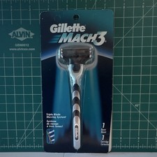 Vintage Gillette MACH3 Razor 1998 Handle + 1 Cartridge New Old Stock NOS picture