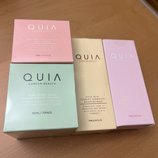 QUIA Korean Beauty Skincare Set: Cream, Pads & Masks (Lot of 4) picture