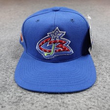 Vintage Columbus Blue Jackets Hat Cap Snap Back Sports Specialties NHL Deadstock picture