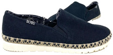 Skechers Women's BOBS Flexpadrille Slip On Walking Flats Black Size:7 146N picture