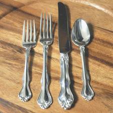 Westmorland George & Martha Washington 4pc Sterling Silver Place Setting Fork + picture