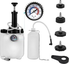 3L Brake Bleeder Kit Manual Fluid Pump with 4 Master Cylinder Adapters 1L Bottle picture