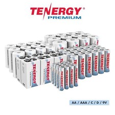 Tenergy PREMIUM High Capacity AA AAA C D 9V NiMH Rechargeable Batteries Lot picture