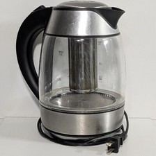 Chefman Fast Boiling 1.8L Electric Glass Kettle with Removable Tea Infuser picture