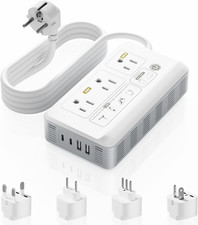 2000W Voltage Converter US to Europe, 7 in 1 Voltage Converter | for European Tr picture