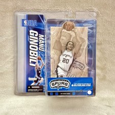 McFarlane NBA Sportspicks MANU GINOBILI Series 10 CHASE white  Jersey Spurs New picture