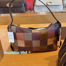 NWT Coach Coachtopia Alter/Ego Slouchy Shoulder Bag In Brown/Multi CGP67 picture