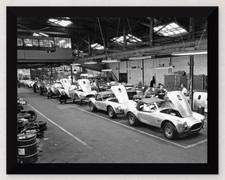 12X9.5 FRAMED FORD SHELBY COBRA 427 FACTORY ASSEMBLY LINE REPRODUCTION PRINT picture