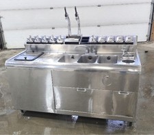 1950s 1960s Original Soda Fountain Stanley Knight Corp., Chicago  Stainless  picture