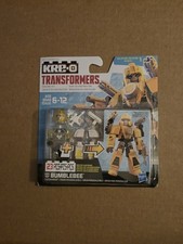 KRE-O Transformers Bumblebee + Sideswipe Custom Kreon + Brick Box Lot New Sealed picture