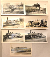 C. 1940s Minneapolis, St. Paul and Sault Ste. Marie RR Locomotive Photo Lot of 7 picture