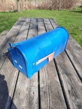 Vintage Pre Owned U.S Mailbox - Rust-Resistant Blue picture
