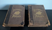 Picturesque America 1874 Cullen Bryant 2 Vol Set Steel Engravings Antique picture