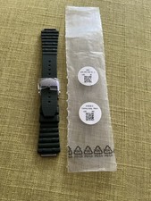 Breitling GREEN ROULEAUX RUBBER STRAP -20/18  MM/ With 18mm Deployment Clasp picture