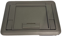 Legrand Wiremold EFB45CTCBK Evolution Floor Box Cover w/ Insert Black Open Box picture