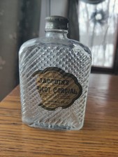 VERY RARE 1920s Pint Size Jacquin's Non-Alcoholic Apricot Cordial Bottle/Flask picture