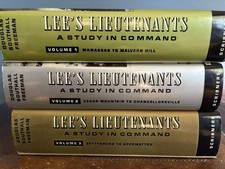 Lee's Lieutenants 3 Volume Set Douglas Southall Freeman Hardcover picture