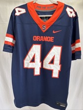 Nike Syracuse Navy Football Game Jersey #44 Youth Large Dri-FIT For The Glory picture