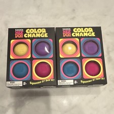 Nee Doh Teenie Color Change Squeeze Ball 4 pack - Lot of 2  picture
