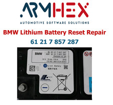 BMW M5 M8 61217857287 Lithium Ion Battery BMS Repair Service picture