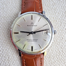 Vintage BUCHERER Officially Certified Chronometer men's automatic watch 1960s picture