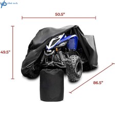Premium ATV Cover Heavy Duty 600D Marine Grade Fabric Quad Cover For Kawasaki picture