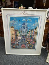 Melanie Taylor Kent Disney World 15th Anniv 1987 Serigraph LE 64/200 Signed picture