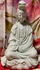 Kwan Yin Goddess Figurine Shafford Fine Porcelain Japan  picture
