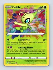 Celebi Holo Amazing Rare SWSH04: Vivid Voltage 009/185 NM picture