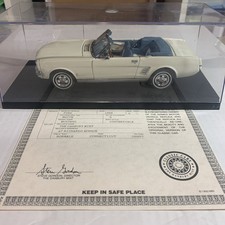 Danbury Mint 1:24 Scale 1966 Ford Mustang In Display Case / Title / Nice picture
