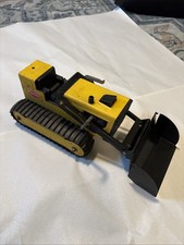 Vintage Tonka T-6 Pressed Steel Front End Bucket Loader Tracked Toy Bulldozer picture