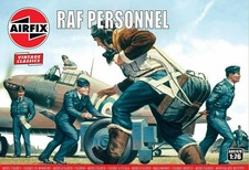 Airfix Vintage 47 RAF Personnel 1:76 Scale Plastic Model Figures A00747V picture