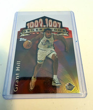 Topps 1997-98 Generations Grant Hill Refractor Parallel #G22 Detroit Pistons picture