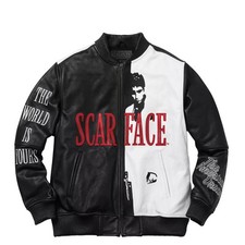 Scarface Tony Montana Al Pacino Genuine Leather Jacket For Men picture