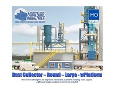 HO Scale Dust Collection Rd. L. wPlatform Kit for Grain Elevator Structures 1:87 picture