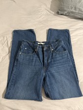 Levi's 94 Baggy  Blue Medium Wash Denim Jeans Baggy Straight Leg 27 picture