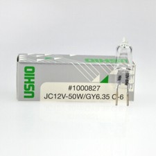 USHIO JC12V50W Halogen Lamp C-6 GY6.35 Microscope Bulb Instrument Light #1000827 picture