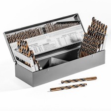Stark USA 115 PC Piece Metal Fractional Drill Index Chart BIT Set Kit For Steel picture