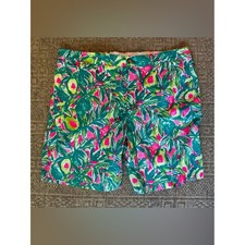 NWOT Men's Lilly Pulitzer Guac and Roll men's shorts size 38 picture