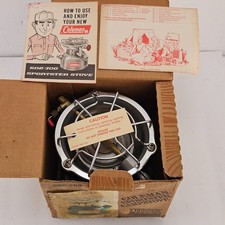 Coleman 502 Sportster Camp Stove 1 Burner NOS Box Manual Vtg picture