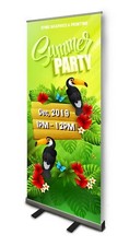NEW Retractable Pull Up Banner Stand 33